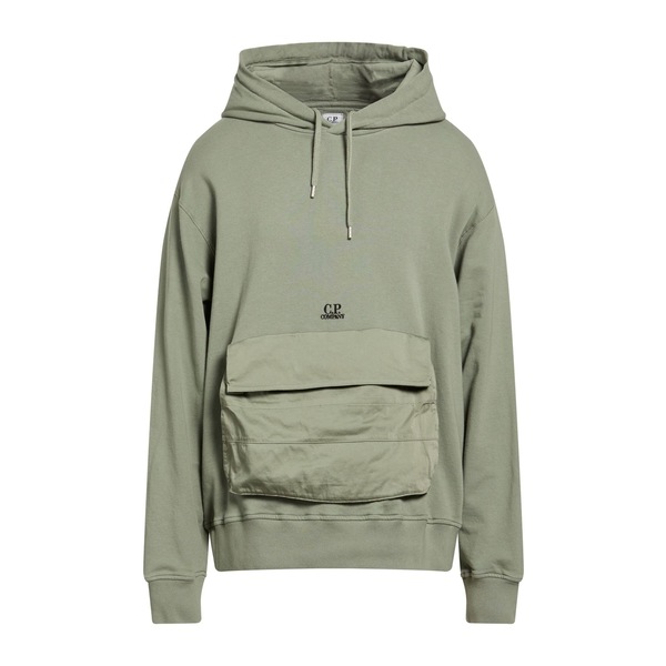 【送料無料】 シーピーカンパニー メンズ パーカー・スウェットシャツ アウター Sweatshirts Green