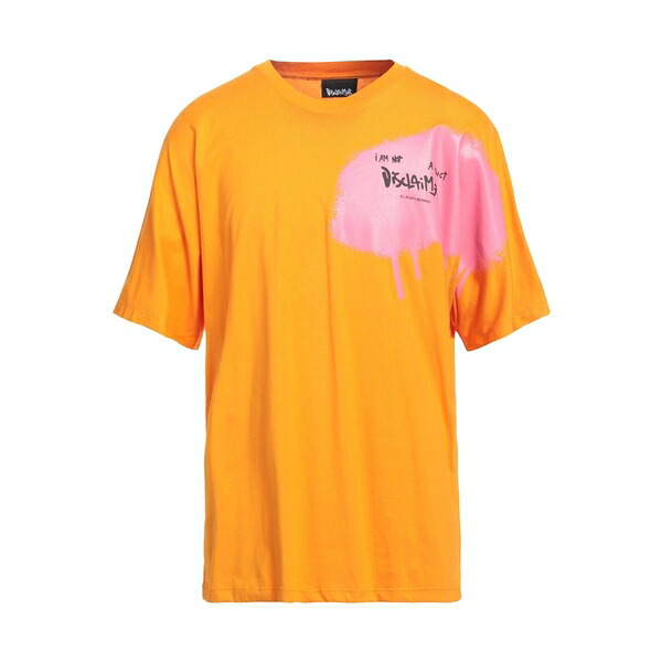 【送料無料】 ディスクレイマー メンズ Tシャツ トップス T-shirts Orange|asty