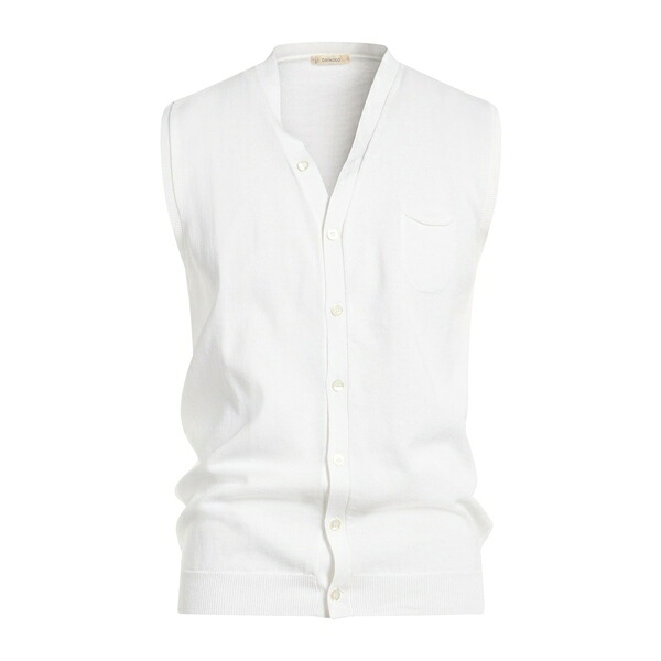 【送料無料】 ベルウッド メンズ ニット\u0026セーター アウター Cardigans White