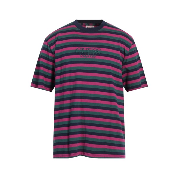 【送料無料】 ゲス メンズ Tシャツ トップス T-shirts Red