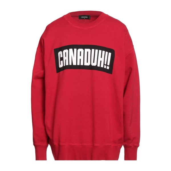 【送料無料】 ディースクエアード メンズ パーカー・スウェットシャツ アウター Sweatshirts Red