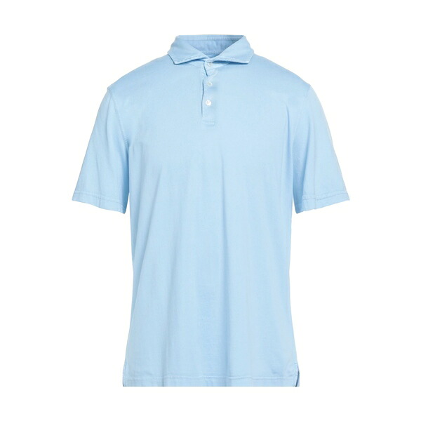 【送料無料】 フェデーリ メンズ Tシャツ トップス Polo shirts Azure
