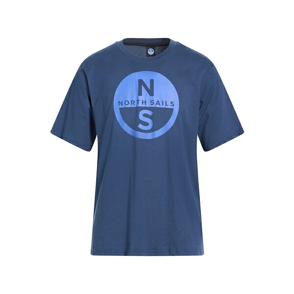 【送料無料】 ノースセール メンズ Tシャツ トップス T-shirts Blue｜asty