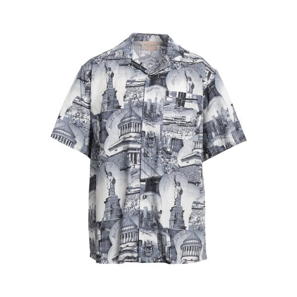 【送料無料】 ブシェミ メンズ シャツ トップス Shirts Blue