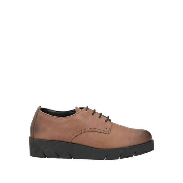 【送料無料】 ザフレックス レディース オックスフォード シューズ Lace-up shoes Brown