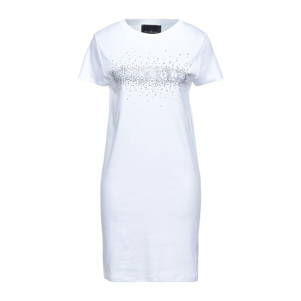 【送料無料】 ジョン リッチモンド レディース ワンピース トップス Mini dresses White|asty