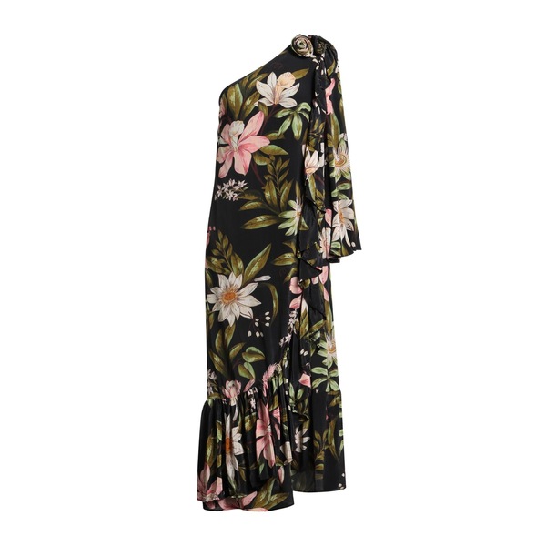 【送料無料】 ファーム リオ レディース ワンピース トップス Maxi dresses Black