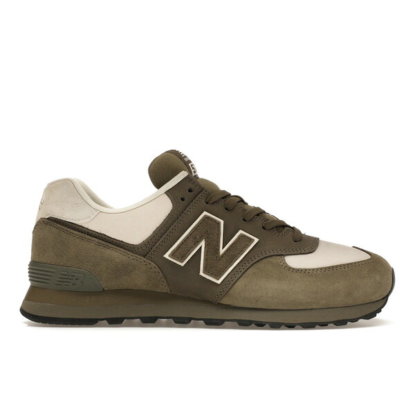 New Balance ニューバランス メンズ スニーカー 【New Balance 574 eYe Junya Watanabe MAN Olive】 サイズ US_7(25.0cm) Olive/Off White|asty