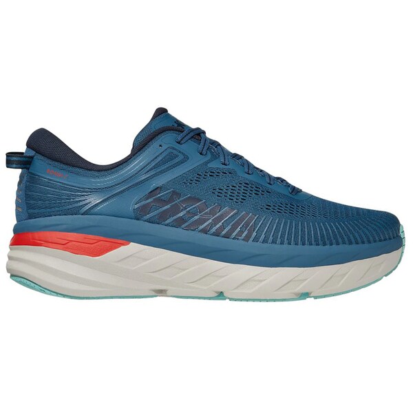 Hoka One One ホカオネオネ メンズ スニーカー  【Hoka One One Bondi 7 Real Teal】  大いさ US_7.5(25.5糎) Real Teal/Outer Space