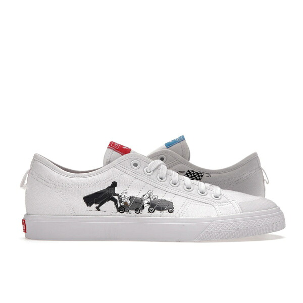 adidas アディダス メンズ スニーカー  【adidas Nizza Star Wars Intergalactic Race】  大いさ US_M_4 Cloud White/Cloud White/Bright Blue