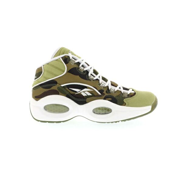 Reebok リーボック メンズ スニーカー  【Reebok Question Mid mita sneakers X Bape 1st Camo】  大いさ US_9(27.0糎) Camo/White/Cool Grey/Black