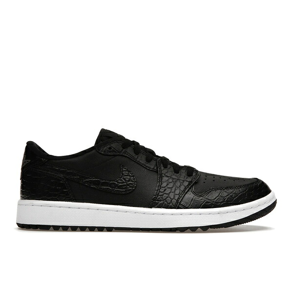 Jordan ジョーダン メンズ スニーカー  【Jordan 1 Retro Low Golf Black Croc】  大きさ US_9(27.0糎) Black/Black/Iron Grey/White