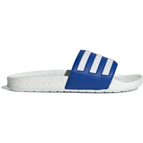 adidas アディダス メンズ スニーカー  【adidas Adilette Boost Slide White Royal】  大いさ US_7(25.0糎) White/Royal Blue