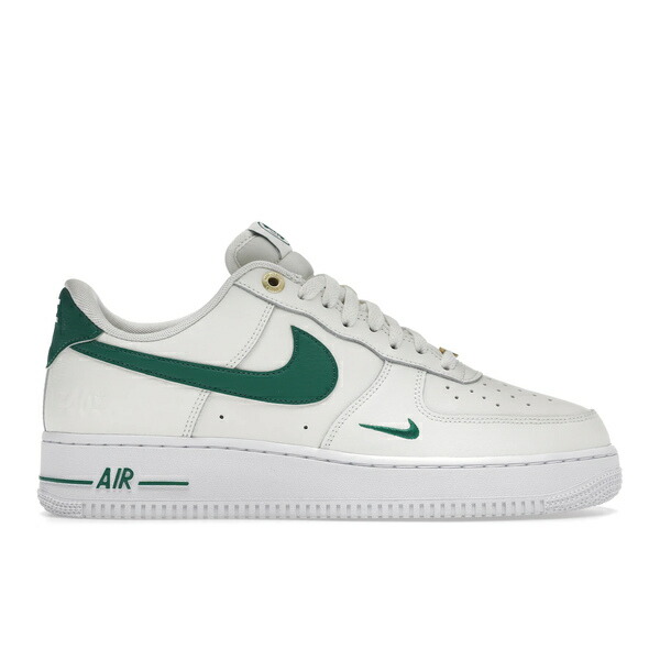 Nike ナイキ メンズ スニーカー  【Nike Air Force 1 Low \u002707 LV8 40th Anniversary Sail Malachite】  大いさ US_10(28.0糎) Sail/Malachite-White-Metallic Gold