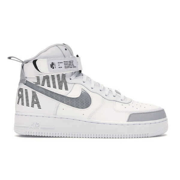 Nike ナイキ メンズ スニーカー  【Nike Air Force 1 High Under Construction White】  大きさ US_9(27.0珊) Cool Grey/Wolf Grey-Pure Platinum