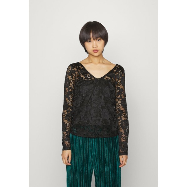 ヴィラ プティ レディース Long - sleeved トップス top Tシャツ V