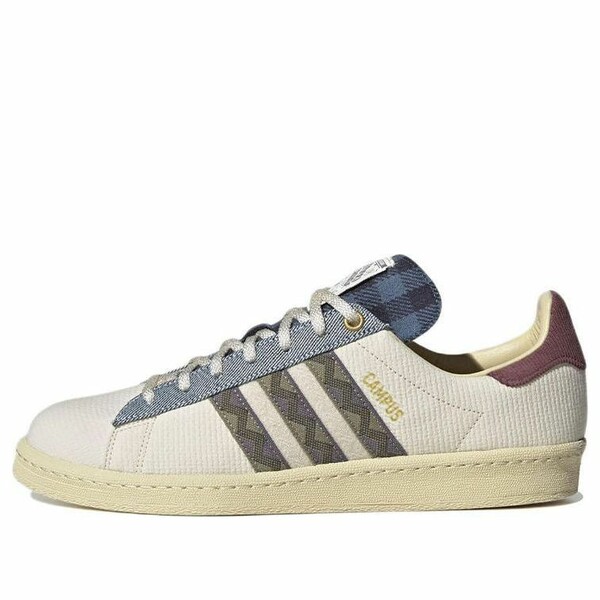 adidas アディダス メンズ スニーカー  【adidas Campus 80S Shoes \u0027Wonder White Orbit Green\u0027 GY4598】  大いさ US_10(28.0珊) 靴-メンズ靴