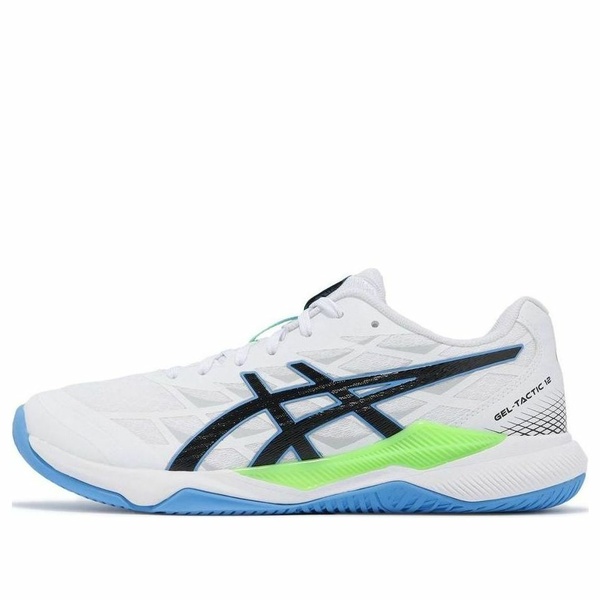 ASICS アシックス メンズ スニーカー  【ASICS Gel-Tactic 12 \u0027White Lime Burst\u0027 1073A058-102】  大きさ US_5.5(23.5糎)