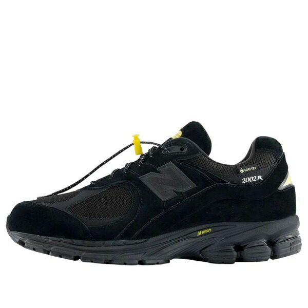 New Balance ニュー平衡にする メンズ スニーカー  【New Balance 2002R GORE-Tex \u0027Black Yellow\u0027 M2002RX3】  大きさ US_9(27.0糎)