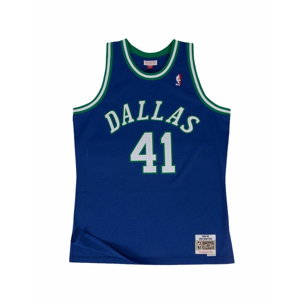 ミッチェル&ネス メンズ Tシャツ トップス Nowitzki vest Blue｜asty