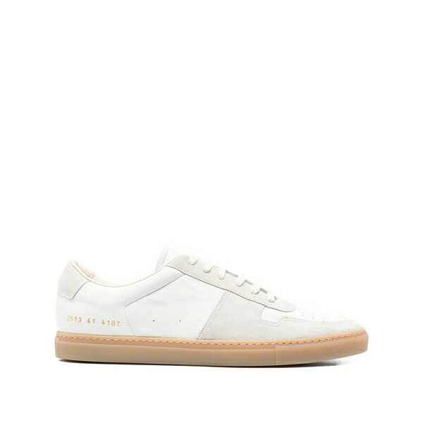 コモン・プロジェクツ メンズ スニーカー シューズ Suede leather sneakers White|asty