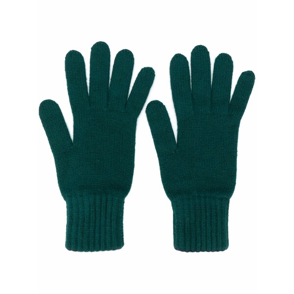プリングル オブ スコットランド メンズ グローブ 付属物 Gloves with ribbed details Green