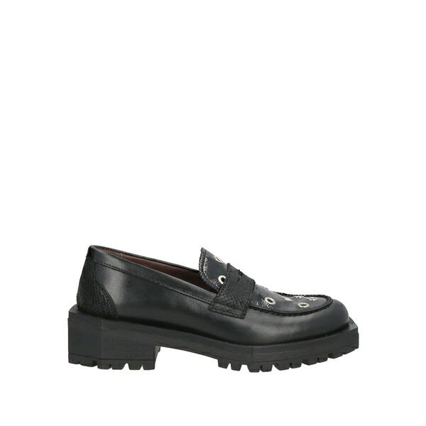 【貨物輸送無料】 ル ボエミアン レディース スリッポン・ローファー シューズ Loafers Black