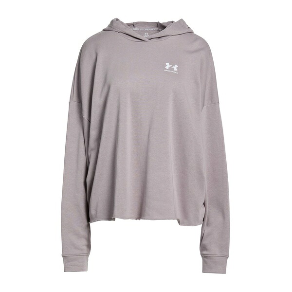 【貨物輸送無料】 アンダーアーマー レディース パーカー・スウェットシャツ アウター Sweatshirts Grey