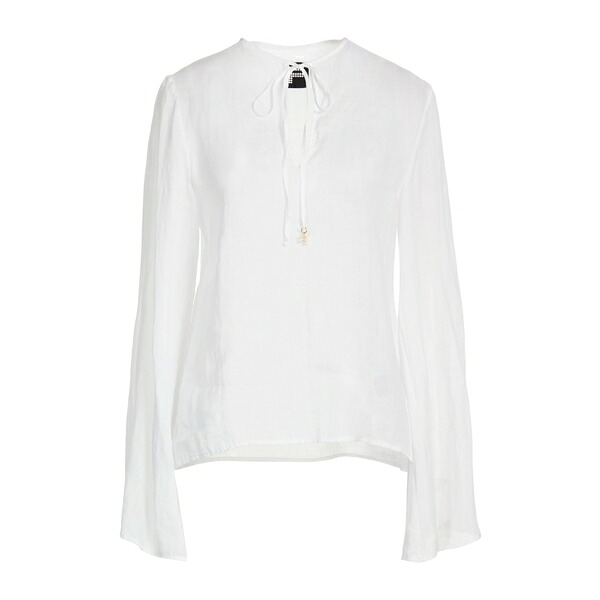 【貨物輸送無料】 フィジコ レディース プルオーバー トップス Tops White