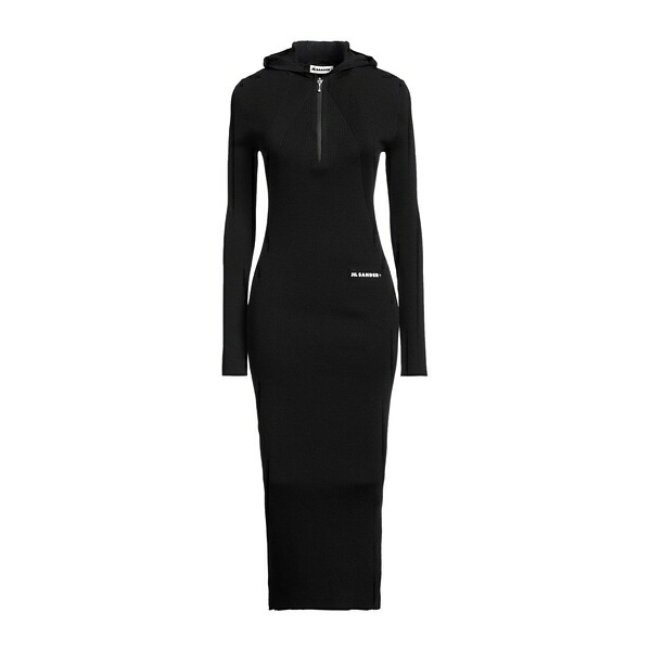 【貨物輸送無料】 ジル・サンダー レディース 衣裳 トップス Midi dresses Black