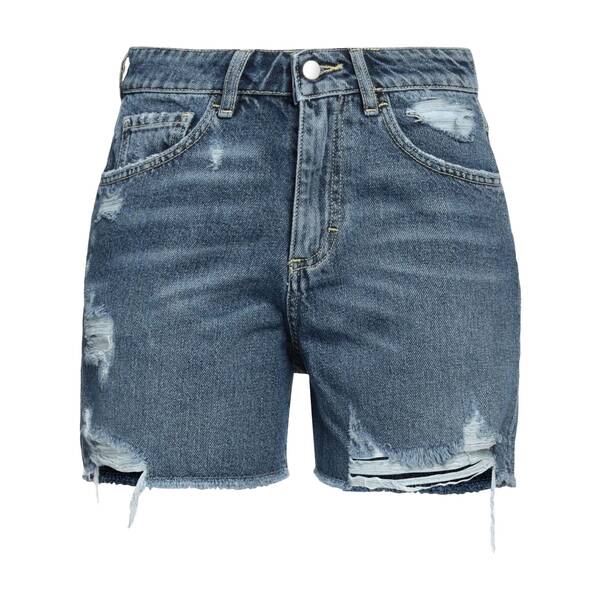 【貨物輸送無料】 アイコン ジーンズ レディース ジーンズズボン下 ボトムス Denim shorts Blue レディースファッション-パンツ