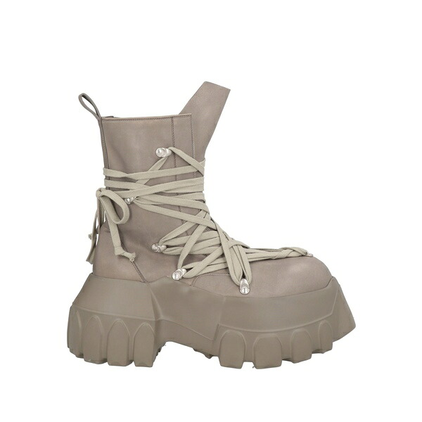 【貨物輸送無料】 リックオウエンス レディース ブーツ シューズ Ankle boots Green