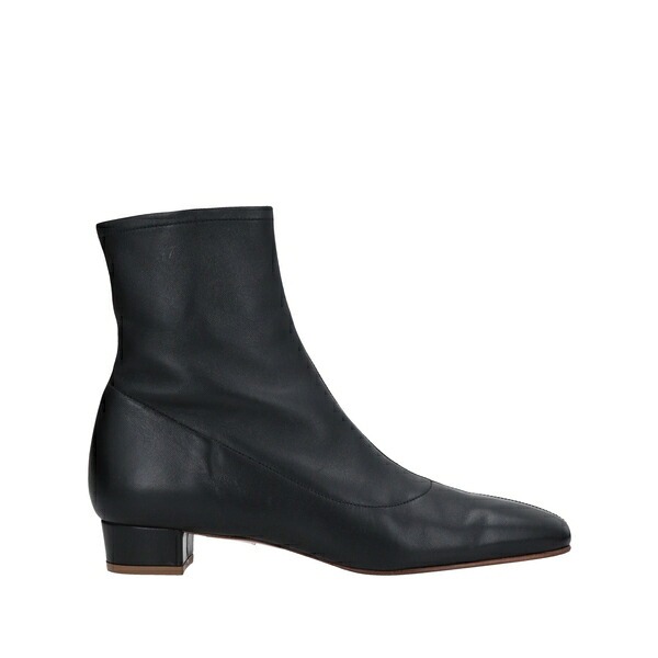 【貨物輸送無料】 バイ毛革 レディース ブーツ シューズ Ankle boots Black 靴-ブーツ-レディース靴