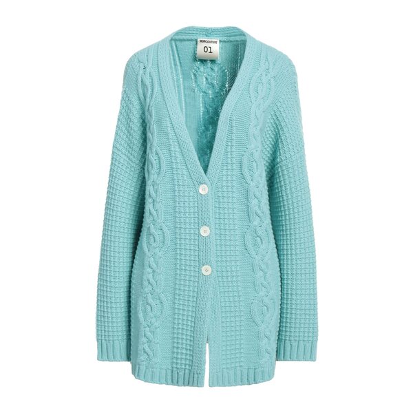 【貨物輸送無料】 セミクチュール レディース ジレー アウター Cardigans Azure