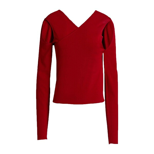 【貨物輸送無料】 リックオウエンス レディース ティーシャツ トップス Tops Red レディースファッション-トップス-Tシャツ・カットソー