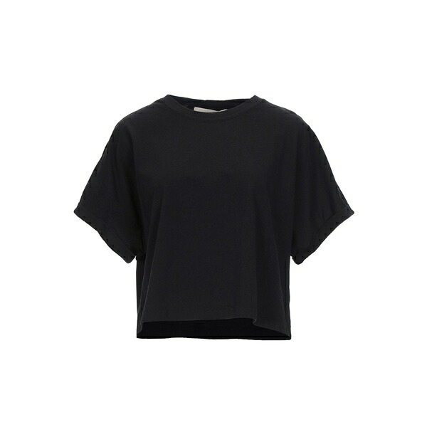 【貨物輸送無料】 ユッカ レディース プルオーバー トップス T-shirts Black