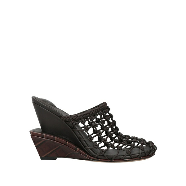 【貨物輸送無料】 ジャクエムス レディース サンダル シューズ Mules \u0026 Clogs Brown
