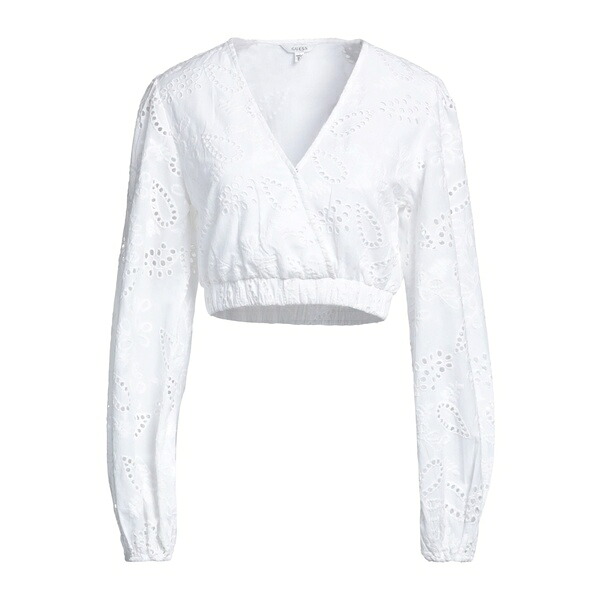 【貨物輸送無料】 ゲス レディース プルオーバー トップス Tops White
