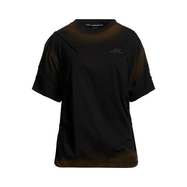 【貨物輸送無料】 アンダーソン 呼びりん レディース プルオーバー トップス T-shirts Black