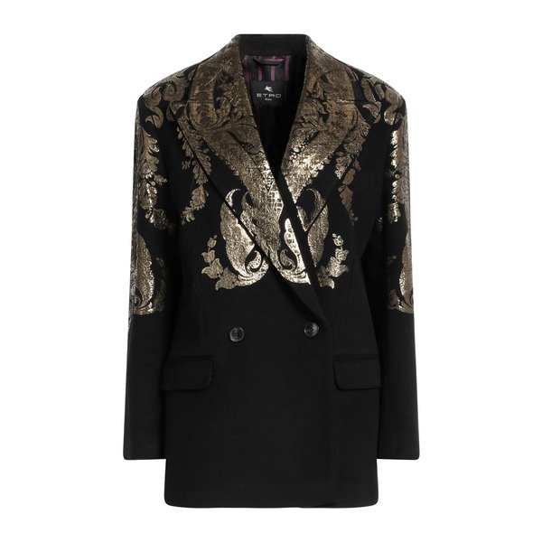 【貨物輸送無料】 エトロ レディース 上衣＆上衣 アウター Blazers Black