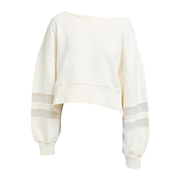 【貨物輸送無料】 アイスバーグレタス レディース パーカー・スウェットシャツ アウター Sweatshirts White