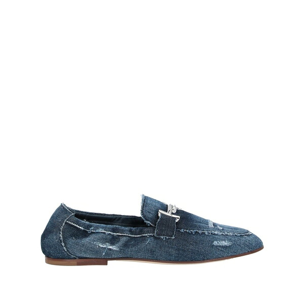 【貨物輸送無料】 トッズ レディース スリッポン・ローファー シューズ Loafers Blue