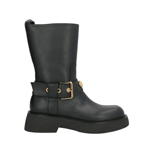【送料無料】 ヴェルサーチ レディース ブーツ シューズ Ankle boots Black|asty