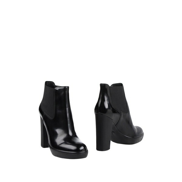 【貨物輸送無料】 ホー鵞鳥 レディース ブーツ シューズ Ankle boots Black 靴-エンジニア