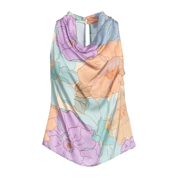 【送料無料】 カオス レディース Tシャツ トップス Tops Azure|asty