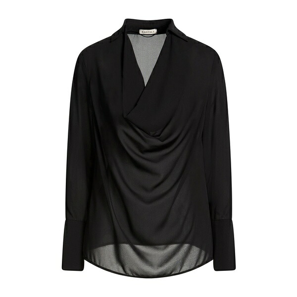 【送料無料】 カルティカ レディース Tシャツ トップス Tops Black|asty