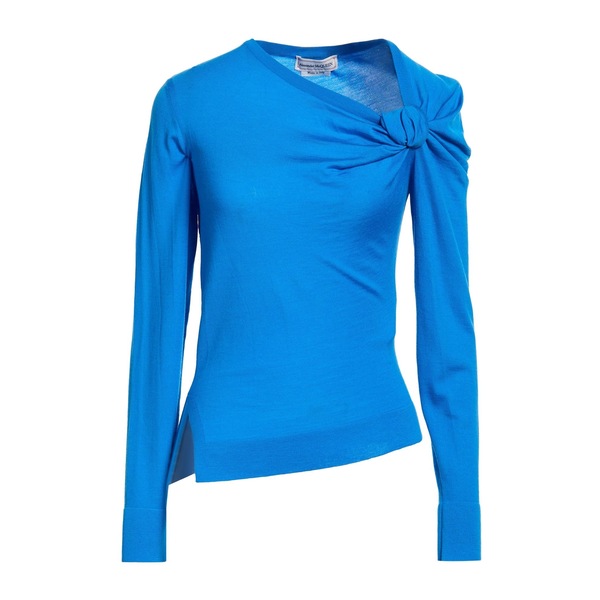 【貨物輸送無料】 マックイーン レディース 編み物\u0026スウェーター アウター Sweaters Blue
