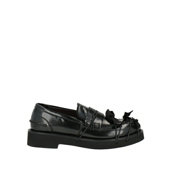 【貨物輸送無料】 ヌメロ ヴェントゥーノ レディース スリッポン・ローファー シューズ Loafers Black