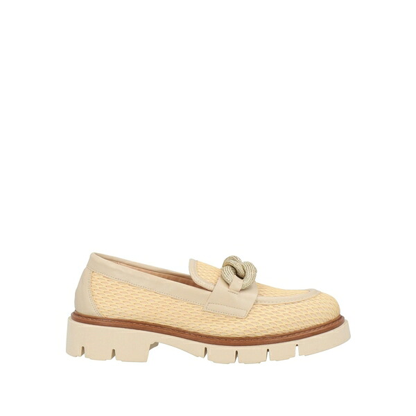 【貨物輸送無料】 ニラアンドニラ レディース スリッポン・ローファー シューズ Loafers Beige