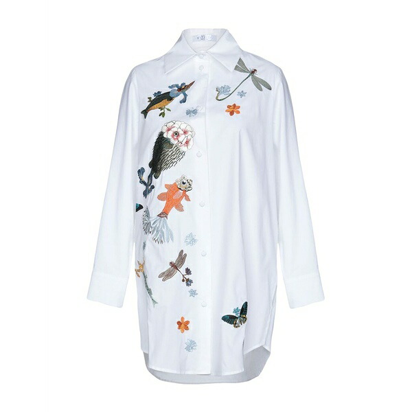 【送料無料】 ヴィヴェッタ レディース シャツ トップス Shirts White｜asty
